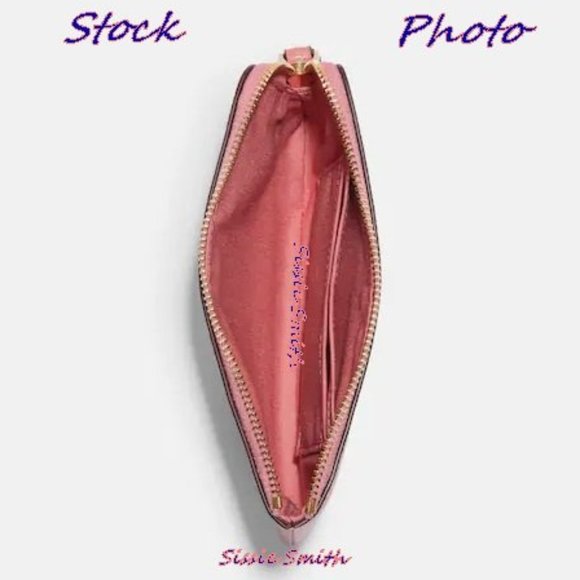 NWT Coach Taffy Corner Zip Wristlet - Picture 6 of 6